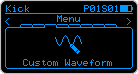 Custom Waveform Menu